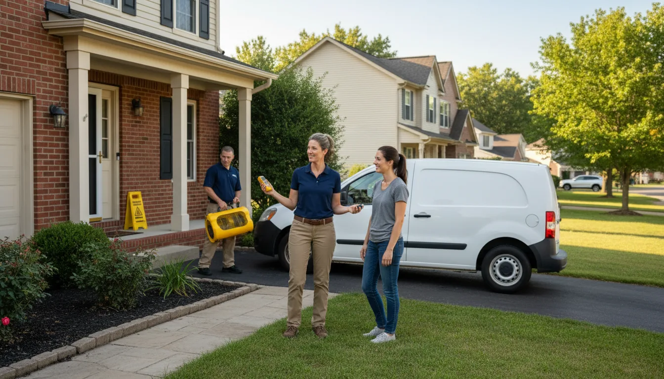 Water restoration image for Flood Water Cleanup, Removal And Restoration Services in Wrightstown, WI